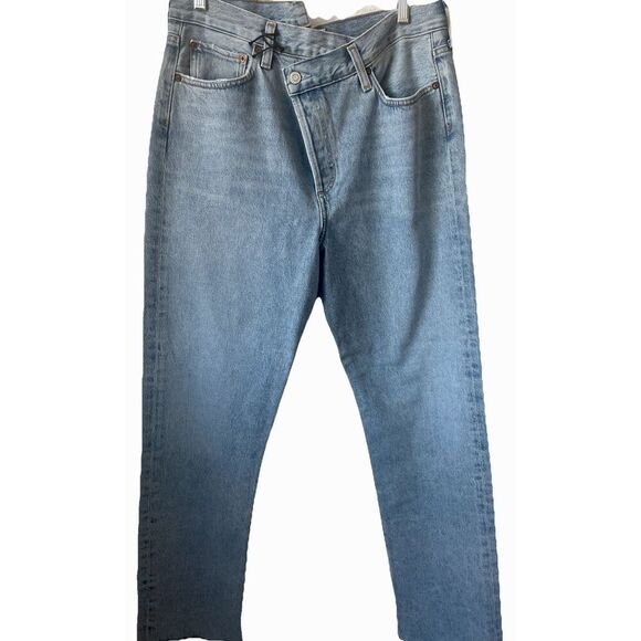 AGOLDE Women's Criss Cross Straight-Leg Jeans Size 30 NEW - Picture 8 of 11